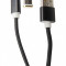 Cablu date si incarcare USB Magnetic mufa Type-C (detasabila) la USB 2.0, 1.2 metri, negru, pentru telefoane cu port tip C