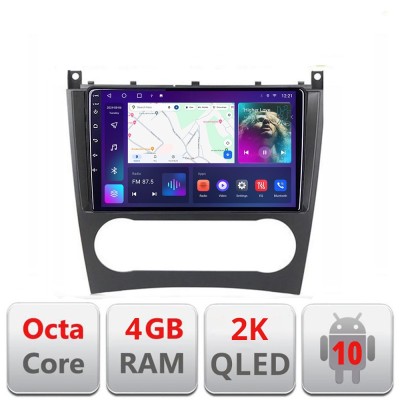 Navigatie Mercedes W203 CLC C-093 Android Octa Core Ecran 2K QLED GPS 4G 4+32GB 360 KIT-093+EDT-E409-2K CarStore Technology foto