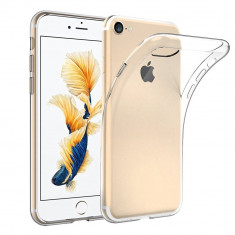 Carcasa Husa Apple iPhone 7 Apple iPhone 8 Transparenta, TPU, Antisoc, Viceversa + Folie sticla secuzrizata Apple iPhone 7 Apple iPhone 8 Tempered Gla foto