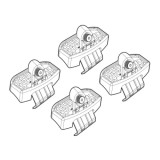 Kit montaj bare plafon C209 pentru Nissan Micra 2017-2023 standard