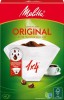 Filtre cafea Melitta Original 1x4, 40 buc, cu aromapori pentru cafetiera, Oem