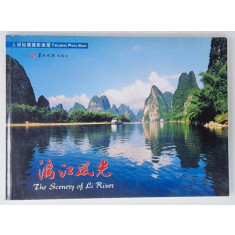 THE SCENERY OF LI RIVER , ALBUM DE FOTOGRAFIE , TEXT IN ENGLEZA SI CHINEZA