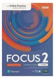 Focus 2 Student's Book and ActiveBook with Online Practice, 2nd edition (B1) - Paperback brosat - Pearson