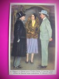 HOPCT 6421 PLECAREA IN INDO CHINA 1932 -REGINA ASTRID-FAMILIA REGALA BELGIA-CROMO LITHO-CIOCOLATA COTE D&#039;OR