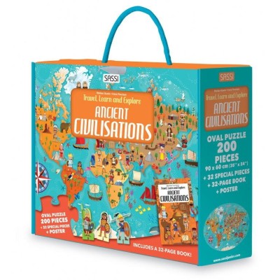 Cunoaste si exploreaza - Puzzle Civilizatii antice (200 piese) foto