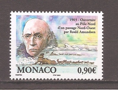 Monaco 2003 - Centenarul Primului Pasaj de Nord-Vest, MNH foto