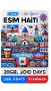 ESIM Haiti, 20GB, 30 Days, Standard