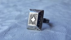 argint INEL UNIC etnic TUAREG TRIBAL gravat manual VECHI vintage EXCEPTIONAL