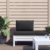 vidaXL Perne de canapea din paleți, 2 buc., negru, material textil 315059