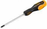 Surubelnita Tolsen GRIPRO Cr-V PH0x75 mm, Varf Magnetic, Maner Ergonomic