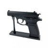 Bricheta Antivant Pistol Metalic Makarov, Reincarcabila, cu Suport si Teaca - Cadou Barbati Fumatori, Colectie - Negru 18cm