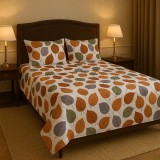 Set lenjerie de pat cu pilota usoara reversibila Ida 200x220 cm, pat dublu