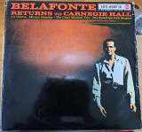 Disc Vinil Harry Belafonte - Belafonte Returns To Carnegie Hall (2xLP)- RCA LOC 6007-1, LOC 6007-2