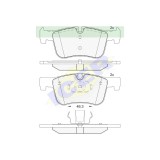 Placute frana Icer IE182048, Fata