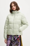 Tommy Jeans geacă culoarea verde, de iarna, DW0DW21619