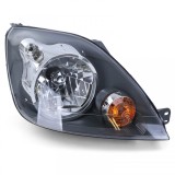 Far H4 Negru cu Motor Dreapta potrivit pentru Ford Fiesta JH JD 05-07 Performance AutoTuning