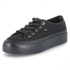 Tenisi Femei Tommy Hilfiger Corporate Flatform FW0FW02456990BLACK foto