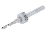 Burghiu &Oslash; 1,9mm oțel carbon pentru plăci PCB