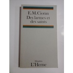 Des larmes et des saints - Cioran