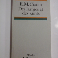 Des larmes et des saints - Cioran