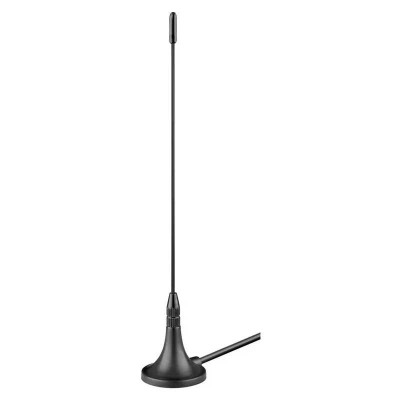 Mini antena magnetica pasiva DVB-T2 HD FM DAB Goobay 67090 foto