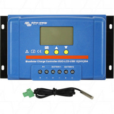 Victron Energy BlueSolar PWM PWM DUO-LCD&USB 12/24V-20A 12V / 24V 20A Controler de încărcare solară