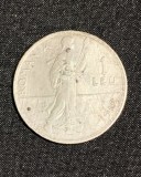 Moneda 1 leu 1912 argint