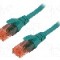 Cablu patch cord, Cat 6, lungime 2m, U/UTP, DIGITUS - DK-1612-020/G