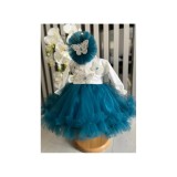 Cumpara ieftin Rochita Botez Ann, Fluturi, Turcoaz si Alb - DPH67