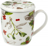 Cana cu infuzor si capac - Winter Botanicals - Xmas