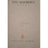 Titu Maiorescu - Opere, vol. 3 - Traduceri (Editia: 1986)