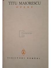 Titu Maiorescu - Opere, vol. 3 - Traduceri (Editia: 1986) foto