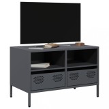 VidaXL Dulap TV, antracit, 68x39x43,5 cm, oțel laminat la rece