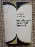 INTRODUCERE IN CRITICA LITERARA-ADRIAN MARINO CU DEDICATIE SI AUTOGRAF