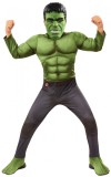 Costum Hulk cu muschi pentru baieti - Avengers End Game 140-150 cm 8-10 ani, Marvel