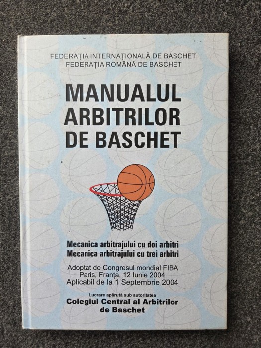 MANUALUL ARBITRILOR DE BASCHET