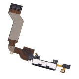 Flex Incarcare iPhone 4S Negru, Mufa Dock Conector Alimentare, Banda Flex Incarcare