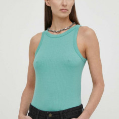 Levi's top femei, culoarea verde