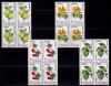 ✅RO 2002 / LP 1596 , "Fructe" , serie in bloc de 4 , MNH, Nestampilat