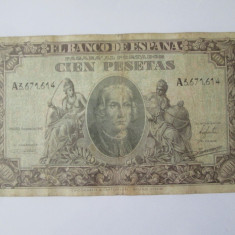 Rara! Spania 100 Pesetas 1940 Cristofor Columb