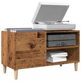 VidaXL Dulap pentru discuri, lemn vechi, 84,5x38x48 cm, lemn prelucrat