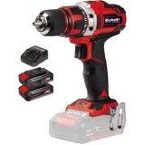 Einhell TE-CD 18/40 Li PXC + Twinpack CB + 4514095 - Masina de gaurit si insurubat 40 Nm + Set 2 acumulatori si incarcator Li-Ion 18 V 2.5 Ah