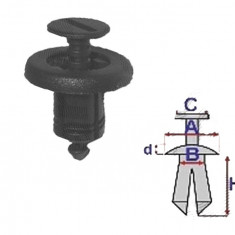 Diblu fixare Dacia, Renault , Surub plastic fixare aparatori motor si bara protectie Dacia Logan si Renault 7703072960 Kft Auto