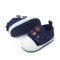 Pantofiori sport bleumarine cu barete cu arici - Dino (Marime Disponibila: 9-12