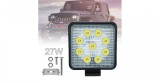 Proiector Patrat Cu LED auto offroad 27W