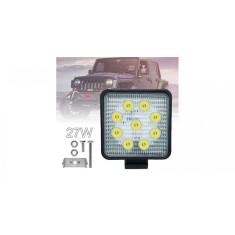 Proiector Patrat Cu LED auto offroad 27W