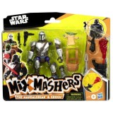 STAR WARS MIX MASHERS DELUXE SET FIGURINA MANDALORIAN AND GROGU 12CM SI ACCESORII