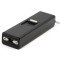 Mini electrosoc tip breloc in forma de Usb Stick cu lanterna TW-1502