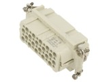 Conector HDC inserție contact bărbat C146 PIN: 10 10 PE dimensiune A10