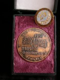 QW6 18 - Medalie si insigna - tematica indusitrie - ICEMENERG 25 ani - 1985